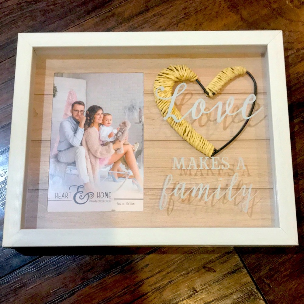 Love Shadowbox Picture Frame